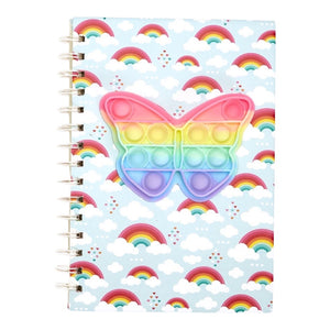 
            
                Load image into Gallery viewer, Rainbow Butterfly Popper Notebook
            
        