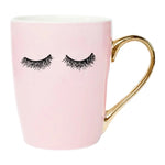 Pink Eyelashes Coffee Mug