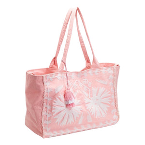 Pink Oversized Weekender Bag