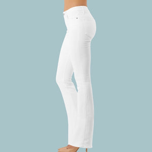THE STARLET BOOT CUT - WHITE