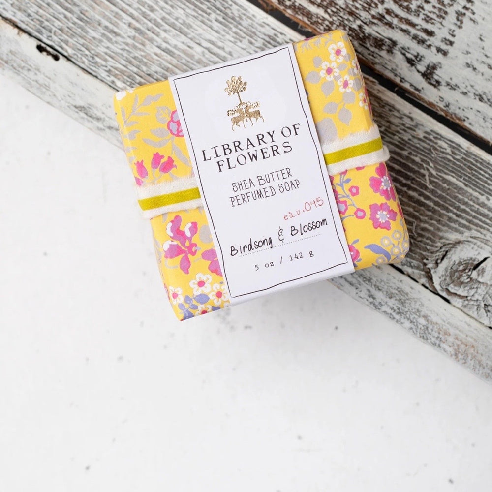 Yellow Pink Roses Square Soap