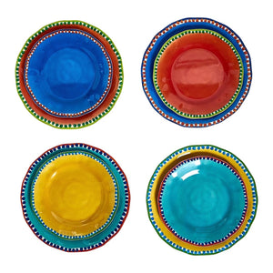 Color Play Set of 4 Dinner Plates