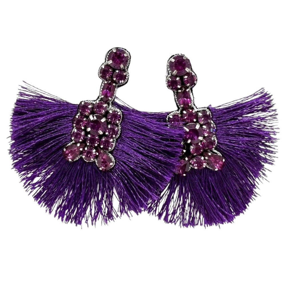 Purple Coral Reef Earrings