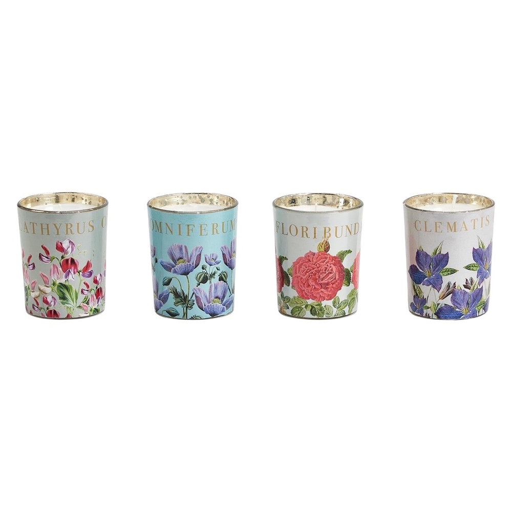 Vintage Fleur Candleholder Filled with Floral Scented Wax