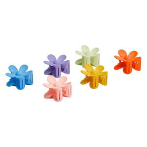 Full Bloom Floral Shaped Matte Finish Claw Clip