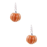 Halloween Pumpkin Drop Earrings